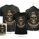 Search for badass skull tshirts Gothic