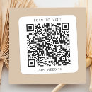 Search for social media marketing stickers Qr code
