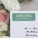 Search for botanical illustration return address labels Whimsical