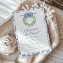 Search for coastal christmas invitations Watercolor