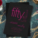 Search for fuchsia and black invitations Pink