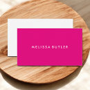 Search for hotness business cards Pink