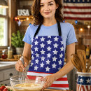 Search for american patriot aprons Red white and blue