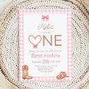 Search for plaid invitation 1st birthday invitations First rodeo