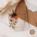 Search for flower square wedding invitations Couple