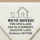 Search for new change of address rubber stamps We have moved