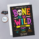 Search for bones halloween invitations Halloween costume party