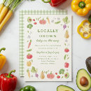 Search for locally grown baby shower invitations Rustic