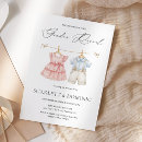 Search for simple gender reveal invitations Elegant modern simple
