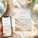 Search for coastal wedding invitations Waves