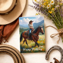 Search for horse birthday cards Western