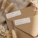 Search for neutral return address labels Elegant