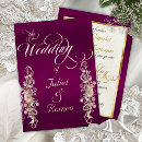 Search for rose border wedding invitations Foil