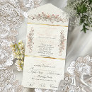 Search for rose border wedding invitations Foil
