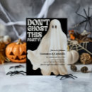 Search for ghost halloween invitations Dont ghost this party