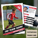 Search for team business cards Soccer player
