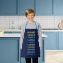 Search for yellow background aprons Colourful