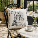 Search for french cafe cushions Eiffel tower