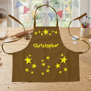 Search for yellow and brown aprons For kids