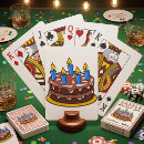 Search for birthday cake playing cards Food