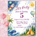 Search for explorer birthday invitations Camping