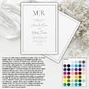 Search for black white formal event invitations Modern