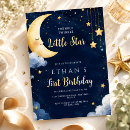 Search for star 1st birthday invitations Gender neutral