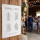 Search for board wedding seating charts Black and white