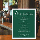 Search for emerald green menus Minimalist