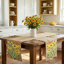 Search for burlap table runners Sunflower