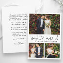 Search for reception wedding announcement cards Just married