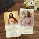 Search for heart of jesus cards In loving memory