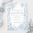 Search for blue and silver bridal shower invitations Glitter