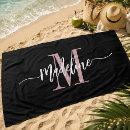 Search for hot pink beach towels Initial