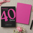 Search for turning 40 invitations Forty