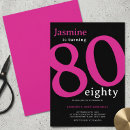 Search for turning 80 invitations Typography
