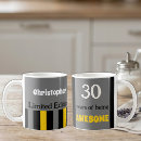 Search for grey and yellow mugs Black