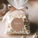 Search for copper wedding stickers Elegant