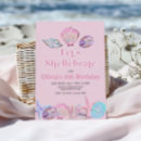 Search for beach shells cards invites Pink