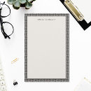 Search for gingham pattern stationery paper Classic