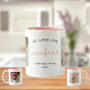 Search for grandmother birthday mugs Pink