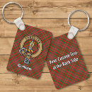 Search for family crest key rings Clan