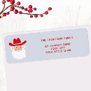 Search for cowboy hat return address labels Rodeo