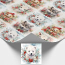 Search for wolf christmas wrapping paper Cute