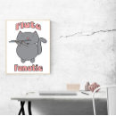 Search for pink grey posters Cat