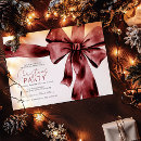 Search for bow christmas invitations Red