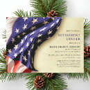 Search for patriotic retirement invitations Soldier