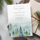 Search for watercolor mountain invitations Boho