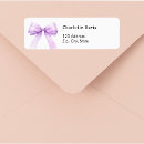 Search for lavender wedding return address labels Violet