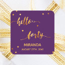 Search for purple dots stickers Gold